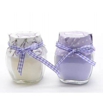 TARRO VELA PERFUMADA BLAN/MALV