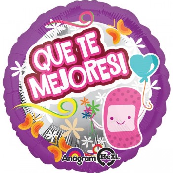 Globo "Que Te Mejores" Rosa
