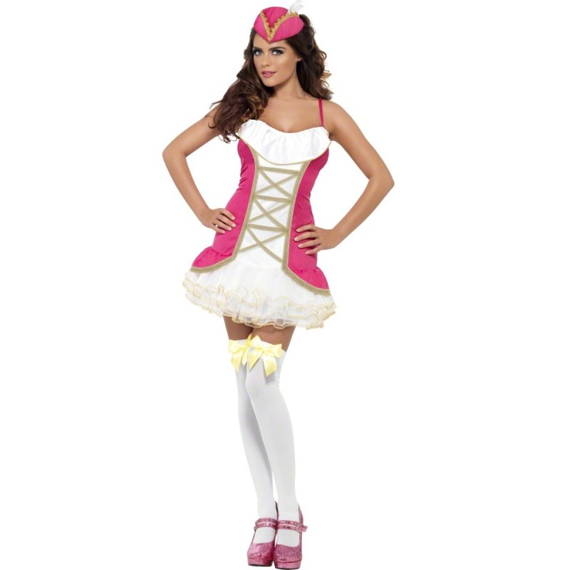 Disf.Chica Pirata Rosa T-Xs