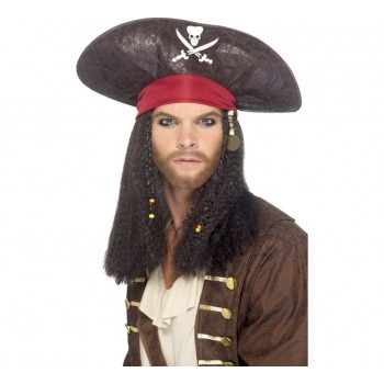 Sombrero Pirata C/Pelo