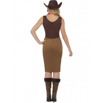 Disf.Cowgirl Flecos T-S