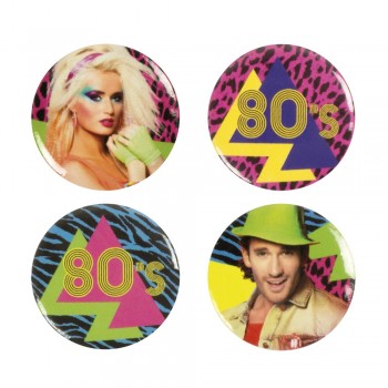 Set 4 Chapas "80'S" Surt