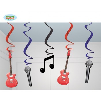 B/5 COLG. GUITARRA/MICRO