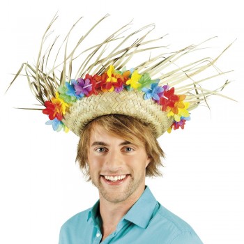Sombrero Hawai Flores