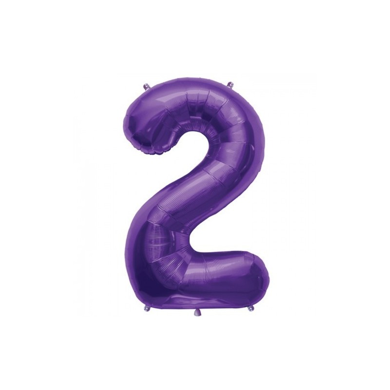 Globo Nº2 Violeta 34" Globo Nº2 Violeta 34"