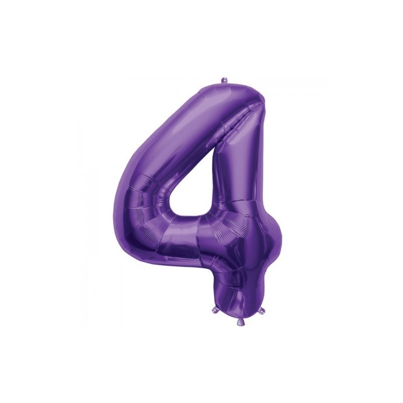 Globo Nº4 Violeta 34" Globo Nº4 Violeta 34"
