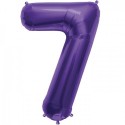 Globo Nº7 Violeta 34" Globo Nº7 Violeta 34"