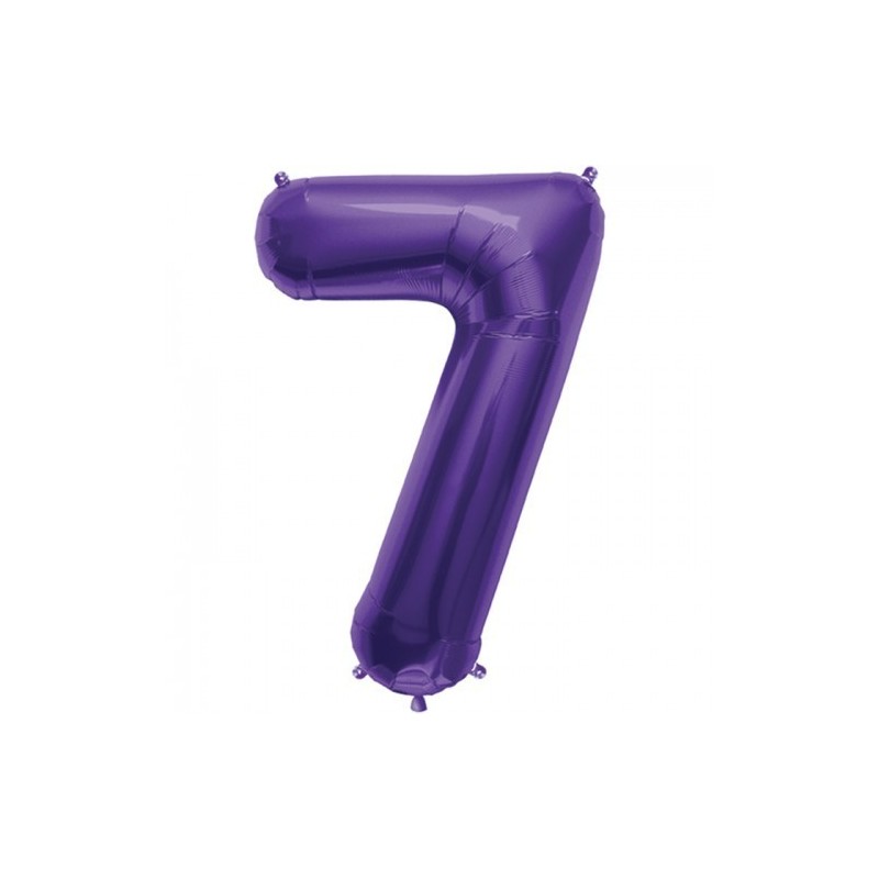 Globo Nº7 Violeta 34" Globo Nº7 Violeta 34"