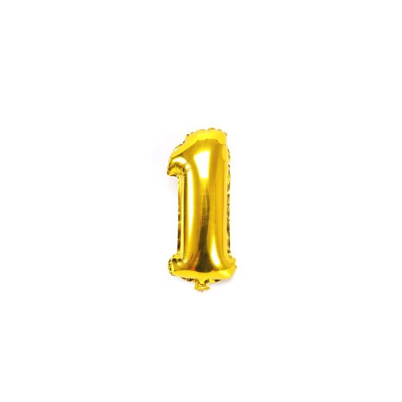 Globo Nº1 Oro 34" Globo Nº1 Oro 34"