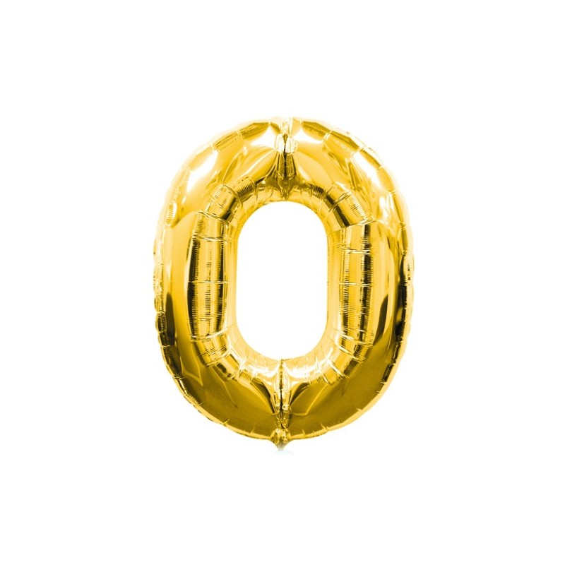 Globo Nº0 Oro 34"