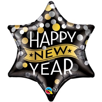 Globo Happy New Year Estrella