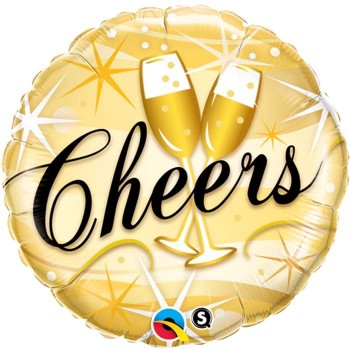Globo 18" Redondo Copas Cheers