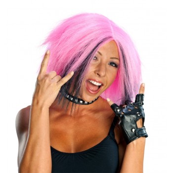 Peluca Punky Rosa Tokyo