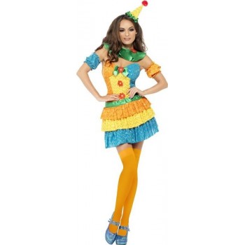 Disf.Chica Payaso Colores T-M