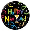 P/8 Platos 17Cm Happy New Year P/8 Platos 17Cm Happy New Year