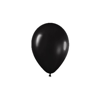 B/50 Globos R12 Metal Negro