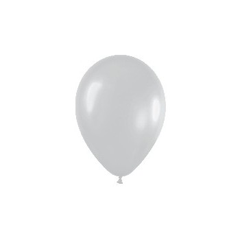 B/50 Globos R12 Satin Plata