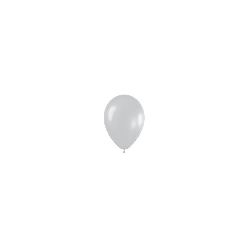 B/50 Globos R12 Satin Plata B/50 Globos R12 Satin Plata