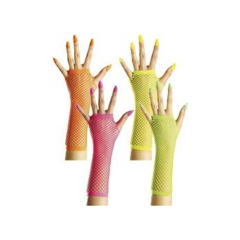 Par Guantes Rejilla Fluor