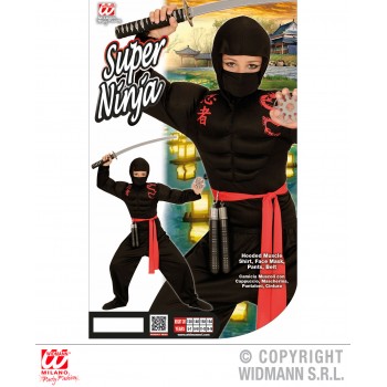 Disf.Ninja Musculoso 5-7 Años