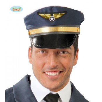 GORRA PILOTO AZUL