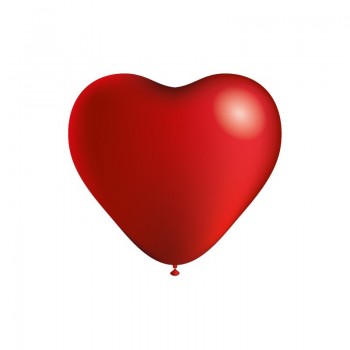 P/50 Globo Corazon Rojo R.10