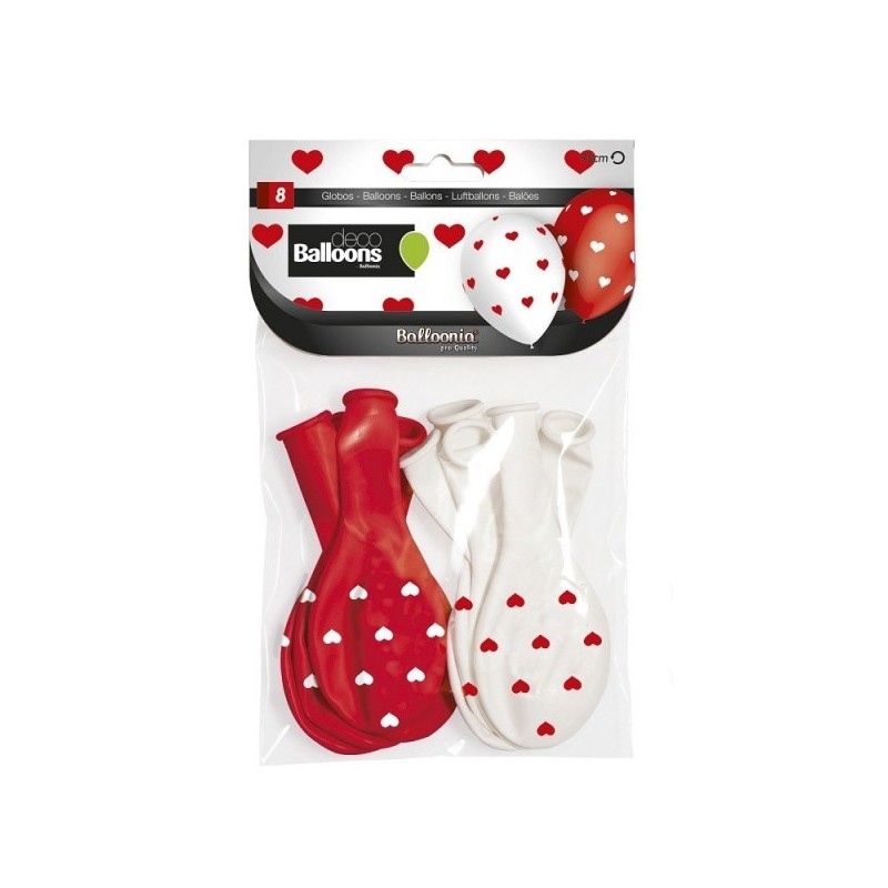 B/8 Globos 95Cm Corazones Cool B/8 Globos 95Cm Corazones Cool