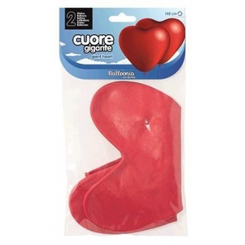 B/2 Globo Rojo Corazon Gigante