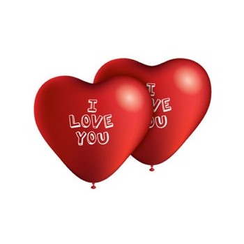 P/10 Globo Corazon I Love You