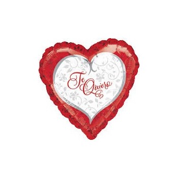 Globo"Te Quiero"Corazon Rojo