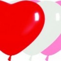 P/50 Globo 6"Corazon Ros/Bl/Rj