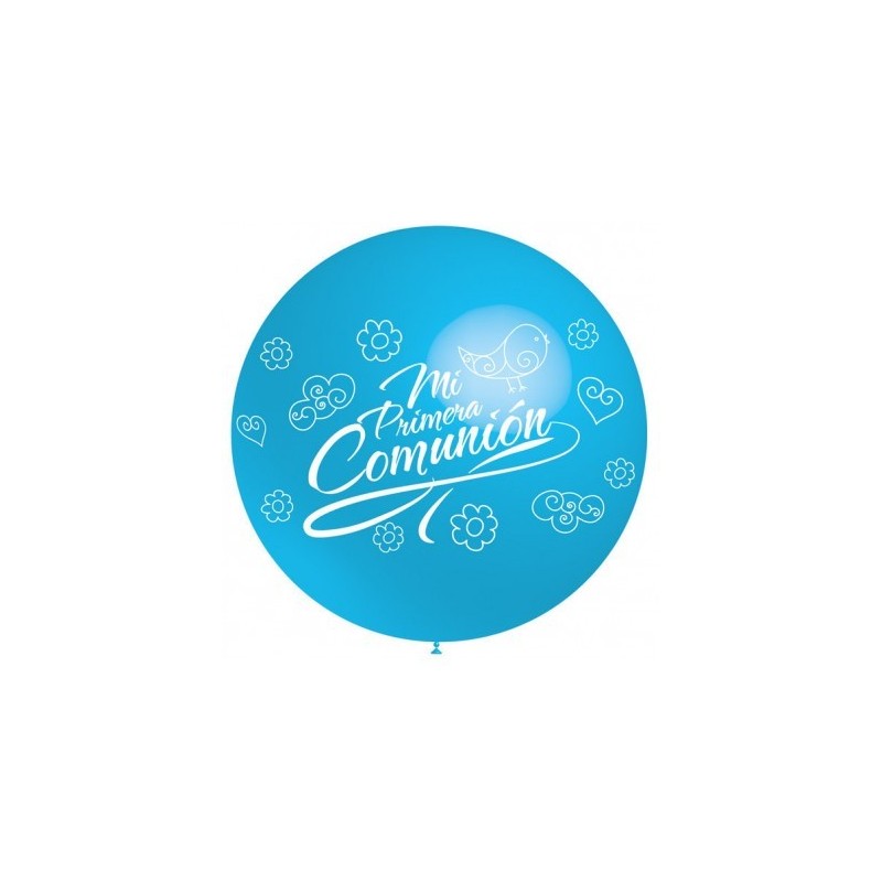 Globo 185Cm Comunion Azul Globo 185Cm Comunion Azul