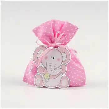 Colg.Elefante Madera Rosa Saco