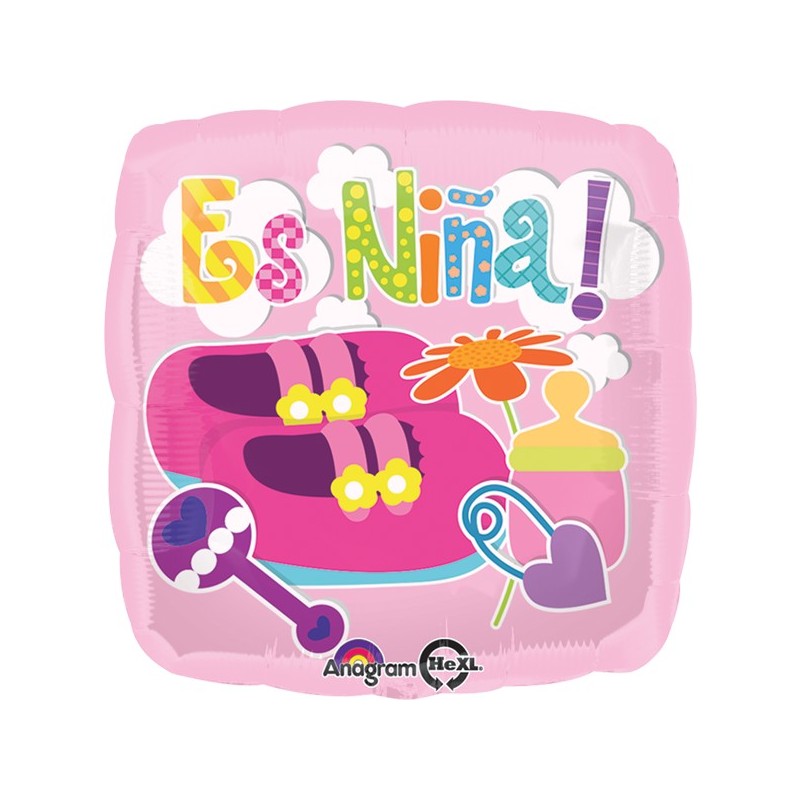 Globo 18" Es Una Niña Baby Ico Globo 18" Es Una Niña Baby Ico