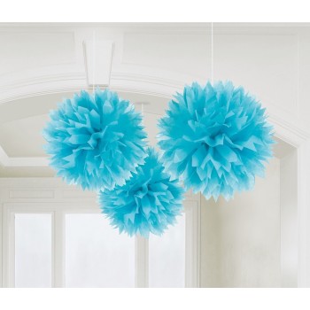 P/3 Pompon Azul Caribe