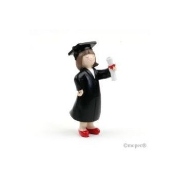 Figura Pastel Graduacion Chica