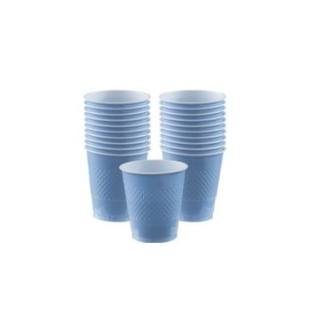 P/10 Vaso 355Ml Azul Pastel