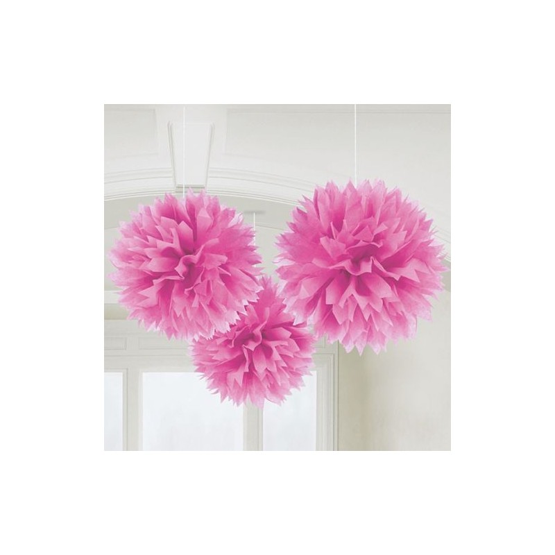 P/3 Pompon Rosa 40Cm