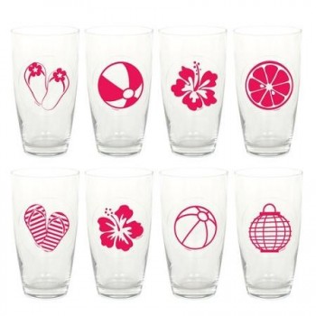 P/16 Adhesivos Vasos Verano