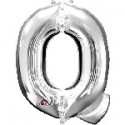 Globo Letra Q Plata
