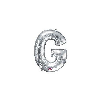 Globo Letra G Plata