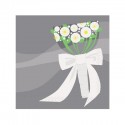 P/16 Serv.Cocktel Ramo Boda