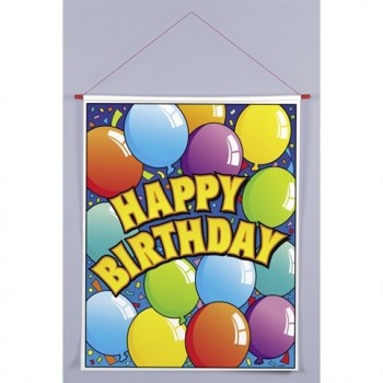 Cartel Bandera Happy Birthday