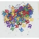 Confetti "Nº30" Metalizado