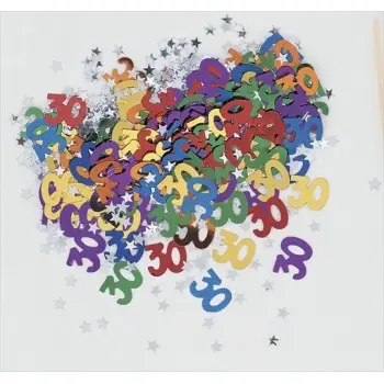 Confetti "Nº30" Metalizado