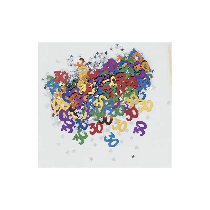 Confetti "Nº30" Metalizado