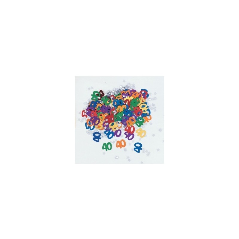 Confetti "Nº40" Metalizado Confetti "Nº40" Metalizado