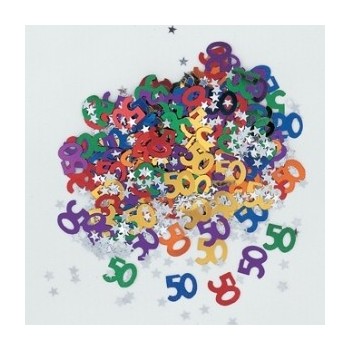 Confetti "Nº50" Metalizado