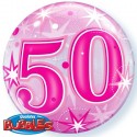 Globo 22" Burbuja 50 Rosa Globo 22" Burbuja 50 Rosa