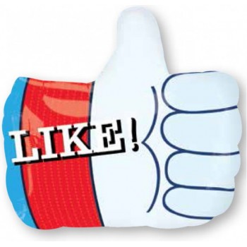 Globo Forma Mano "Like"